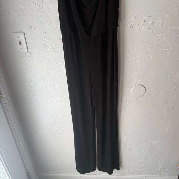 Laundry By‎ Shelli Segal Size 4 Black Wide Leg Jumpsuit - Picture 3 of 9